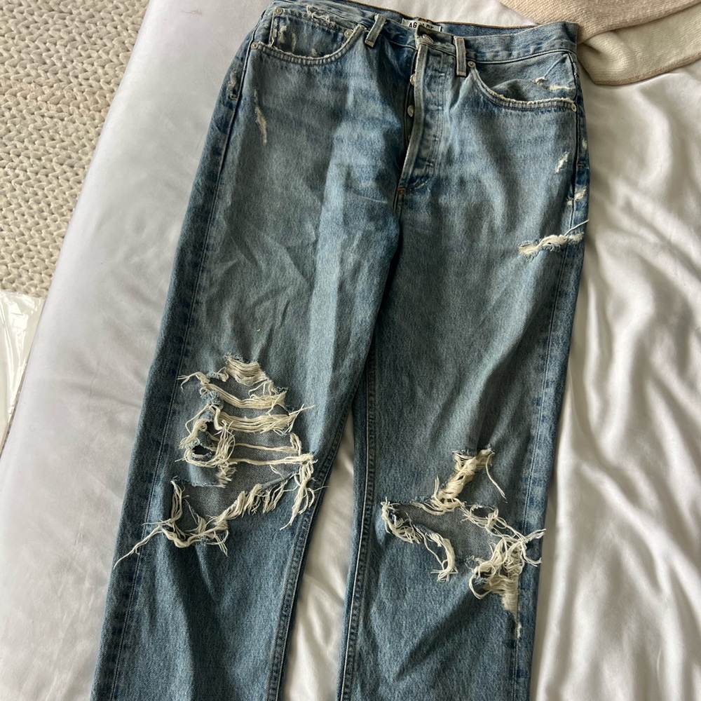 Agolde 90s Fit Destroyed Jean, size 26